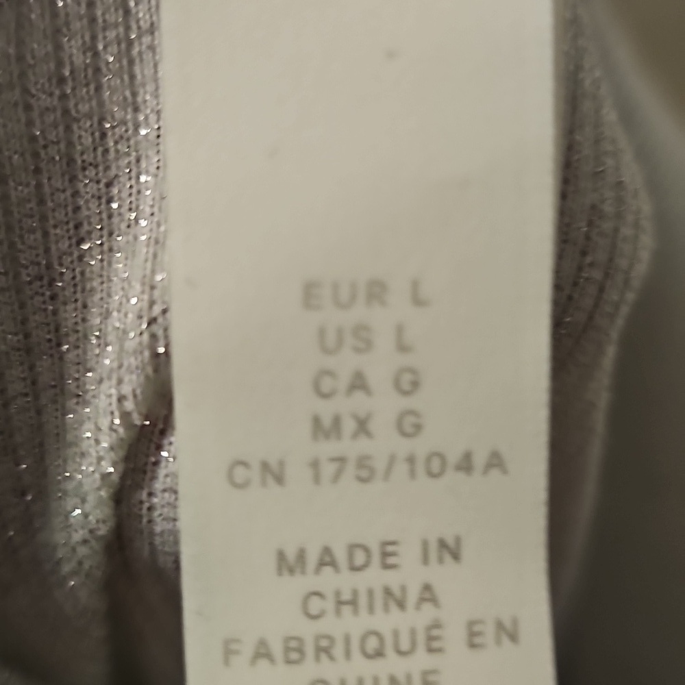 H&M Gray Ribbed Knit Top - Picture 5 of 5